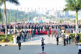 Pemandangan bangunan pejabat perdana menteri dan masjid putra. Dr Mahathir Mohamad Ø¹Ù„Ù‰ ØªÙˆÙŠØªØ± Langsung Perhimpunan Bulanan Jabatan Perdana Menteri Isnin 14 Januari 2019 Bangunan Perdana Putra Putrajaya Tonton Di Https T Co Kahxgi0lpd Https T Co X7uu5uhsrm