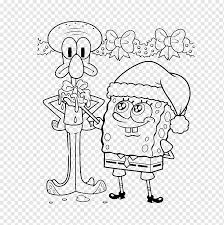Maybe you would like to learn more about one of these? Squidward Tentacles Patrick Star Buku Mewarnai Hari Natal Ini Adalah Spongebob Natal Sponge Bob Png Pngwing