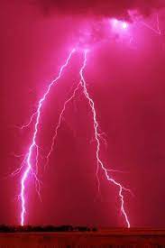 Pin By Sarah Miller On Weather Lightning Photography Red Lightning Pink Sky