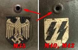 The main German helmets of the World War 2