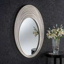 Check spelling or type a new query. Large Ribbed Oval Wall Mirror Modish Furnishing