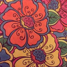 Finished coloring page world of flowers finished pages. Coloring For Adults 101 Your Complete Guide Diy Candy