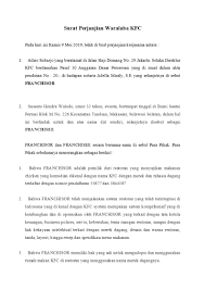 Kegagalan bukanlah hal akhir dari semuanya apalagi jika anda gagal dalam mendapatkan pekerjaan. Surat Perjanjian Waralaba Indomaret Doc Word Detiklife