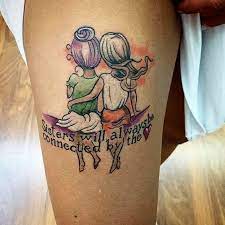 Cute Sister Tattoo And Quote Photo From Pinterest Sister Family Bestfriend Sister Tattoos Matching Sister Tattoos Friend Tattoos