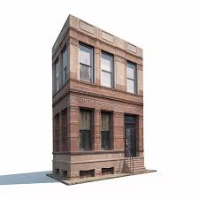 Apartment House 160 3d Model Of A Building Apartment Architecture Background Brick Building City 3d Building Models Modular Building Architecture Model