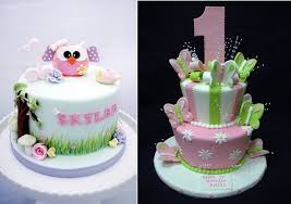 Add a few balloons or streamers and a birthday sign to blank wall space, and you'll keep the focus on baby's big moment. Beautiful 1st Birthday Cakes Cake Geek Magazine