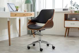 Shop chairs and other antique and modern chairs and seating from the world's best furniture dealers. Porthos Home Adjustable Height Mid Century Modern Office Desk Chair Faux Leather A Mid Century Modern Office Desk Modern Office Desk Mid Century Modern Office