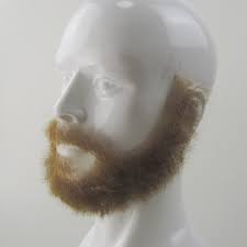 • guys who can't grow facial hair get realistic beards. 100 Human Hair Top Quality Fake Light Brown Beards And Mustaches Realistic Costume Blonde Beards In Glue On Styles Aliexpress