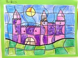 Activites Et Productions En Arts Visuels Autour Du Theme Des Chateaux Forts Chateau Moyen Age Couverture Cahier Maternelle Princesse Au Petit Pois