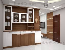 Crockery Unit Partition Between Drawing Dining Crockery Unit Crockery Cabinet Design Crockery Unit Design