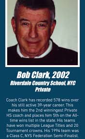 Bob Clark for Bronx Basketball Hall of Fame