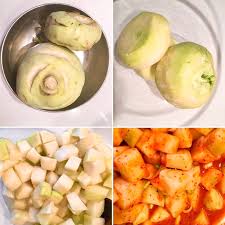 Kimchi De Chou Rave Voyages En Legumie En 2020 Chou Rave Chou Rave Recette Recette Chou