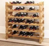 Scallop Rack Bamboo 18 Bottle #7744