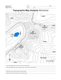 Reading topographic maps gizmo : 28 Topographic Map Reading Worksheet Free Worksheet Spreadsheet