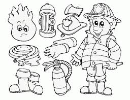 Fise de desen pentru gradinita si scoala, pentru creativitate. Plansa De Colorat Echipamentul Unui Pompier Planse De Colorat Cu Meserii Copiisimamici Ro Coloring Pages Community Helpers Theme Fireman