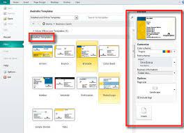 In the printer list, select the printer you want to use. Creating Business Cards In Microsoft Publisher