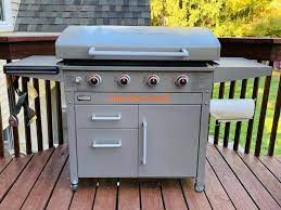 Custom designed to fit the blackstone portable stove with shelves attached. Blackstone 36 Inch Pro Series Griddle Solid Steel Outdoor Griddle Blackstone Products