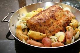 roast pork rib roast recipe with