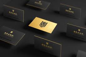 Tweak your design with more elements. Men Wallets Gold Black Executive Personalized Business Cards
