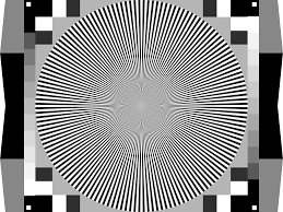 Black And White Test Print Page High Resolution Test Patterns Star Chart Test Card Black And White Printer