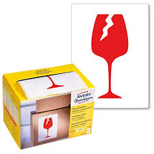 Document of pakket versturen via dhl express? Warnaufkleber Avery Zweckform Zerbrechlich Hohe Leuchtkraft 200 Stuck Rechteckig Gunstig Kaufen Schafer Shop