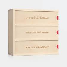 There's no shame in taking your time with them. Newlywed S Anniversary Wooden Wine Box This Year S Best Gift Ideas