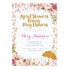 April Showers Baby Shower Invitation Zazzle Com April Baby Shower Spring Baby Shower Invitations Baby Shower Invitations