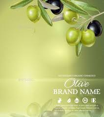 Olive Cosmetic Background Olive Olive Branch Vintage Banner Vector