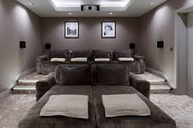 Luxury Home Theatre With Some Rather Special Home Cinema Seating All These Seats Are Recliner Seats Home Cinema Room Home Cinema Seating Home Theater Seating