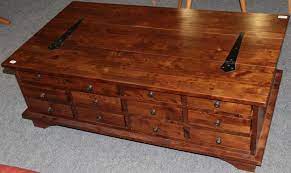 Laura ashley garrat chestnut coffee table with 9 small drawers & a lift up top with deep storage. Lot Art A Laura Ashley Garrat Cherry Twelve Drawer Coffee Table Modern Of