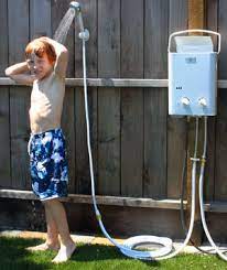 It features a digital temperature control which allows you to adjust the heat to the nearest degree. Portable Camping Shower Eccotemp Canada Ltd
