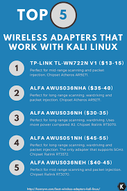 Top 5 Best Wireless Adapters For Kali Linux Kalilinux Ethicalhacking Linux Tplink Hacking Linux Wireless Kali