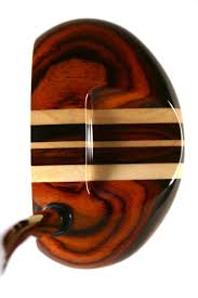 Custom Made Cocobolo With Three Maple Aiming Lines By David Musty Putters Putter Golf Putters Golf