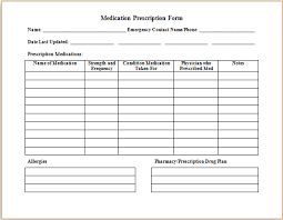 Prescriptions written by doctors allow pharmacists to draft prescription bottle label instructions that are easy to read more. Sample Prescription Form Verat