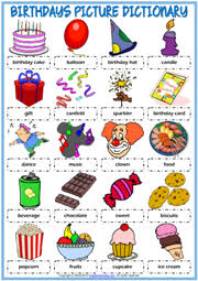 birthdays esl vocabulary worksheets