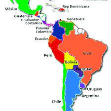 North and south america high detailed vector political map. Map Showing Countries In Latin America Download Scientific Diagram