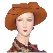 Vintage 1960s Frank Olive Wool Felt Hat Sou'wester Deadstock Sold at  Montaldos