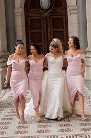Pink Off Shoulder Midi Dresses Real Runway White Runway Blog Sweetheart Prom Dresses Long Midi Bridesmaid Dress White Bridesmaid Dresses