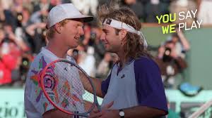 Tennis heroes grace roland garros clay courts roland garros was the first grand slam tournament to join the open era in 1968, and since then many tennis greats have graced the famous clay courts, including björn borg, ivan lendl, mats wilander, gustavo kuerten, roger federer, rafael nadal and. Yousayweplay Confruntarea EpicÄ Dintre Andre Agassi Èi Jim Courier De La Roland Garros 1991 Eurosport