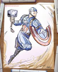 Captain america drawing captain america art captain america tattoo avengers drawings drawing superheroes cartoon drawings drawing learn to draw the cool captain america. Here S My Drawing Of Captain America Marvelstudios
