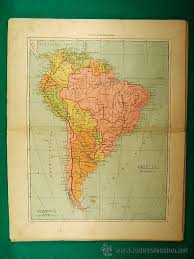 Mapa de la división política y administrativa de colombia. America Meridional Brasil Argentina Chile Venez Buy Contemporary Maps At Todocoleccion 40666403