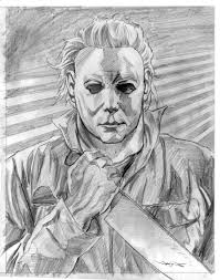 Last halloween at midnight i heard a thud outside my window so i woke up. Michael Myers Horror Movie Art Michael Myers Drawing Michael Myers Art