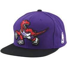 Mitchell Ness Toronto Raptors Xl Logo Two Tone Snapback Hat Purple Black Snapback Hats Xl Logo Purple And Black
