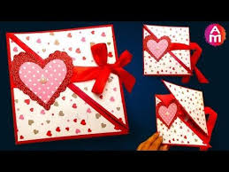 Tree of hearts, free shipping, homemade valentine's card to make at home, good project with kids, diy valentine card, focus with a valentine. How To Make Diy Valentine Cards Handmade Love Card Making Ideas Youtube Valentine Card Crafts Diy Valentines Cards Valentines Cards