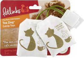 Petlinks Tea Zing 100 Catnip Filled Cat Toy 3 Count Chewy Com