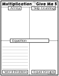 Light Bulbs And Laughter Multiplication Give Me 5 Worksheet Math Third Grade Math Teaching Multiplication