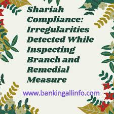 It aims to help muslims understand how they should lead every aspect of their lives according to god's wishes. Shariah Compliance Irregularities Detected While Inspecting Branch And Remedial Measure Bankingallinfo