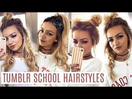 From natural to dramatic colors. 4 Quick Easy Heatless School Hairstyles Youtube Hairstyles For School Medium Hair Tumblr Easy Hairstyles