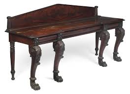 An Irish William Iv Mahogany Serving Table Circa 1835 Attributed To Robert Strahan Dublin Furniture Regency Furniture Serving Table