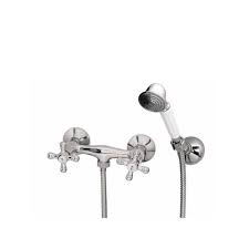 Schwenkbare kreuzgriffmischer wannenarmatur badarmatur wasserhahn für badewanne. Nostalgie Dusch Armatur Retro Kreuzgriff Bad Wasserhahn Badewanne Fraten